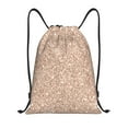 thumbnail image 1 of Balery Beige Sparkling Glitter Pattern Drawstring Backpack Bag Sport Gym Sackpack Cinch Bags Pattern Drawstring Backpack Bag Sport Gym Sackpack Cinch Bags -Small, 1 of 6