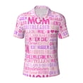 thumbnail image 1 of Balery Best Mom ever Printed Men’s Short Sleeve Polo Shirt, Midweight Men's Shirt,Golf Polo shirts -4X-Large, 1 of 9