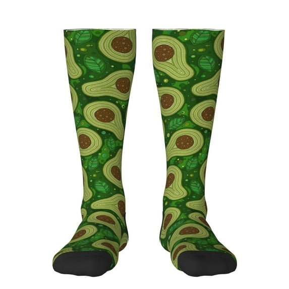 Balery Big Colorful Avocados Fun Novelty Socks Men'S Women'S Crew Socks Funny Crazy Novelty Socks Quirky And Cool Socks