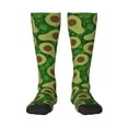 thumbnail image 1 of Balery Big Colorful Avocados Printed Novelty Socks Men's Women's Crew Socks Sports Socks Knee High Socks Cotton Socks Quirky and Cool Socks, 1 of 9