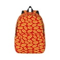 thumbnail image 1 of Balery A Big Hot Dog Vintage Canvas Backpack for Men and Women - Large Capacity, Durable Travel Laptop Bag for School, Work, Hiking, and Outdoor Activities, 1 of 7