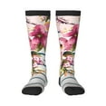 thumbnail image 1 of Balery Bird and Floral Printed Novelty Socks Men's Women's Crew Socks Sports Socks Knee High Socks Cotton Socks Quirky and Cool Socks, 1 of 9