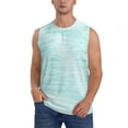 thumbnail image 1 of Balery Blue Bright Men's Sleeveless Muscle Shirts Workout Tank Top, Moisture Wicking, Odor Protection-3X-Large, 1 of 8