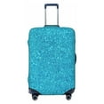 thumbnail image 1 of Balery Blue Glitter Luggage Cover Protector, Scratch And Dirt Resistant, Fits 18-32 Inch Luggage(excluding luggage) - Small, 1 of 9