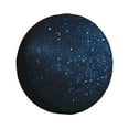 thumbnail image 1 of Balery Blue Glitter Retrotire Cover Waterproof Dust-Proof, Universal Spare Wheel Tire Cover For Trailer, Rv, Suv Truck And Vehicle Camper Accessories-16 Inch, 1 of 9