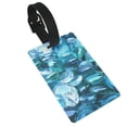 thumbnail image 1 of Balery Blue Kyanite Print Durable Luggage Tags with Secure Strap, Personalized Travel ID Tags for Suitcases, Bags, and Backpacks - Easy Identification for Men and Women, 1 of 8