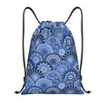 thumbnail image 1 of Balery Blue Mandala Harmony Pattern Drawstring Backpack Bag Sport Gym Sackpack Cinch Bags Pattern Drawstring Backpack Bag Sport Gym Sackpack Cinch Bags -Small, 1 of 6