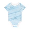 thumbnail image 1 of Balery Blue Marble Pattern Baby Climbing Clothes Infant Bodysuit Cute Infant Bodysuit Baby Romper-3 Months, 1 of 7