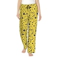thumbnail image 1 of Balery Blue Spots print Women's Pajama Pants,Ultra Lightweight Pjs,Lounge Pant-Large, 1 of 9