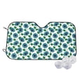 thumbnail image 1 of Balery Blue Sunflowers Print Car Windshield Sun Shade,Windshield Sunshade for Car Pickup Truck SUV Accessories-Small, 1 of 7