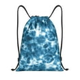 thumbnail image 1 of Balery Blue Tie Dye Pattern Drawstring Backpack Bag Sport Gym Sackpack Cinch Bags Pattern Drawstring Backpack Bag Sport Gym Sackpack Cinch Bags -Medium, 1 of 6