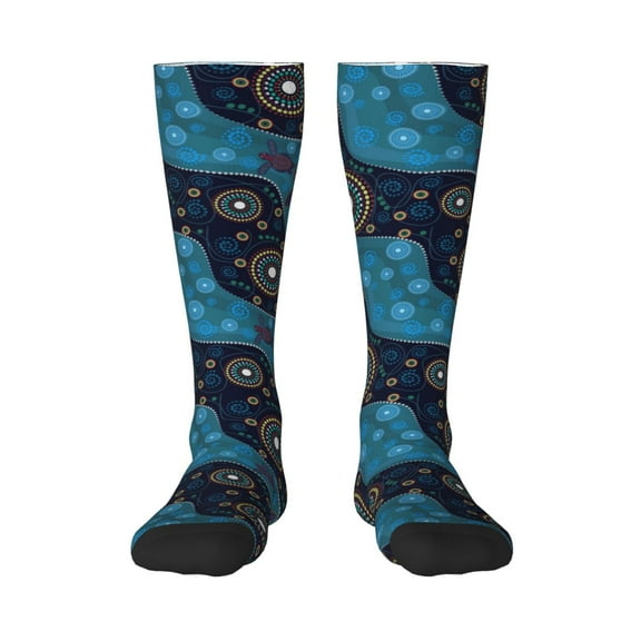 Balery Bohemian Turtle Fun Novelty Socks Men'S Women'S Crew Socks Funny Crazy Novelty Socks Quirky And Cool Socks