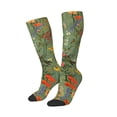 thumbnail image 1 of Balery Botanical Garden With Cats Printed Novelty Socks Men's Women's Crew Socks Sports Socks Knee High Socks Cotton Socks Quirky and Cool Socks, 1 of 9