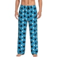 thumbnail image 1 of Balery Bowling Balls print Men's Pajama Pants,Ultra Lightweight Pjs,Lounge Pant-Small, 1 of 9