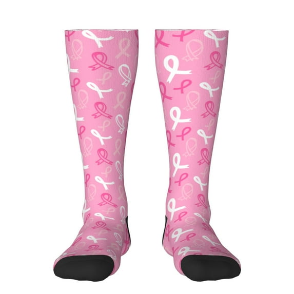 Balery Breast Cancer Awareness (3) Fun Novelty Socks Men'S Women'S Crew Socks Funny Crazy Novelty Socks Quirky And Cool Socks