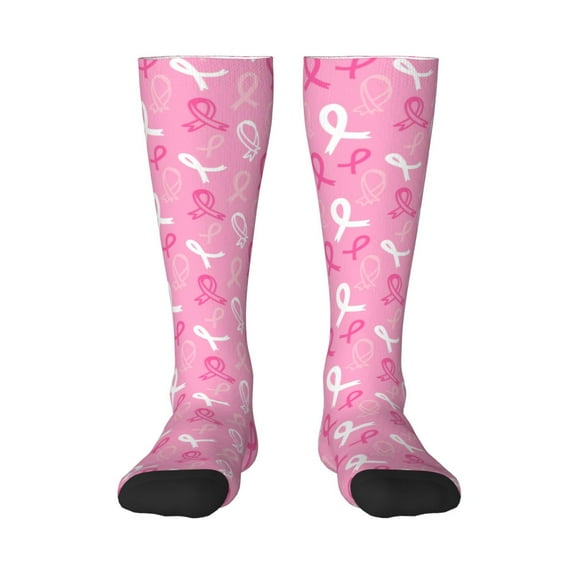 Balery Breast Cancer Awareness (3) Fun Novelty Socks Men'S Women'S Crew Socks Funny Crazy Novelty Socks Quirky And Cool Socks