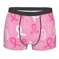 thumbnail image 1 of Balery Breast Cancer Awareness (3) Men's Boxer Briefs, Soft and Breathable Cotton Underwear with nylon Waistband-Medium, 1 of 9