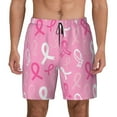 thumbnail image 1 of Balery Breast Cancer Awareness (3) Mens Swim Trunks Swim Shorts for Men Quick Dry Inseam Beach Shorts with Compression Liner Pocket-Medium, 1 of 9