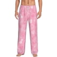 thumbnail image 1 of Balery Breast Cancer Awareness print Men's Pajama Pants,Ultra Lightweight Pjs,Lounge Pant-XX-Large, 1 of 9