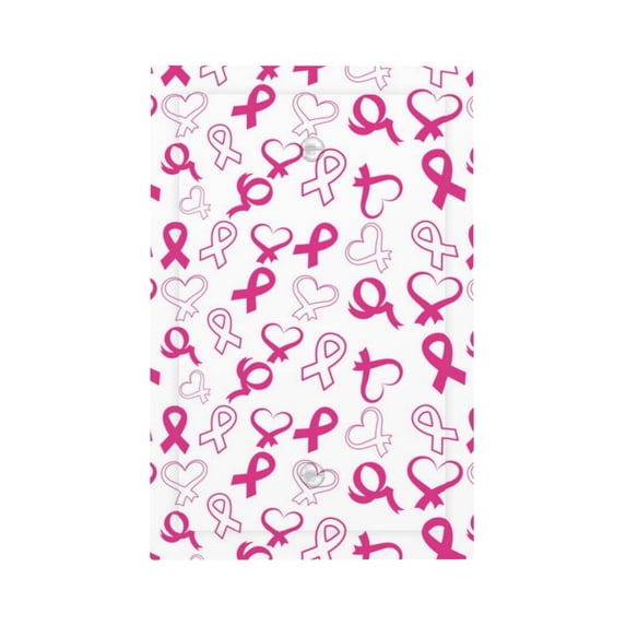 Balery Breast Cancer Awareness4 for Duplex Wall Plates Kit, Electrical Outlet Covers, Standard Size 1-Gang 5.0" x3.0", Electric Receptacle Plug Covers-Style V