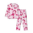 thumbnail image 1 of Balery Breast Cancer Ribbons Awareness Pattern Pajama Sets for Men Long Sleeve 2 Piece Sleepwear Loungewear Sets Soft PJ's with Pockets Long Sleeve Comfy Pj Sets-XX-Large, 1 of 7