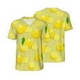 thumbnail image 1 of Balery Bright Lemons Baseball Jersey for Men Casual Button Down Shirts Short Sleeve Active Team Sports Uniform-XX-Large, 1 of 9