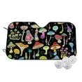 thumbnail image 1 of Balery Bright Mushrooms Windshield Sun Shade, Car Front Window Sunshade Cover ,Automotive Interior Portected Blocks Uv Rays For Car Pickup Truck Suv Accessories- Small, 1 of 7