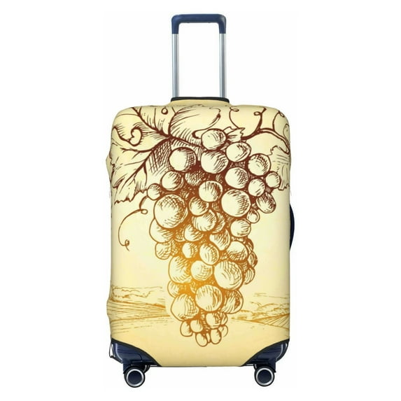 Balery Bunch Of Grapes Luggage Cover Protector, Scratch And Dirt Resistant, Fits 18-32 Inch Luggage - Large