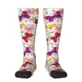 thumbnail image 1 of Balery Butterflies And Vintage Fun Novelty Socks Men'S Women'S Crew Socks Funny Crazy Novelty Socks Quirky And Cool Socks, 1 of 9