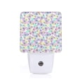 thumbnail image 1 of Balery Butterflies on Polka Dots Pattern LED Night Light with Automatic Sensor Plug in Night Light with Dusk-to-Dawn Light Sensor LED Nightlight 0.5W-EU, 1 of 7