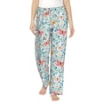 thumbnail image 1 of Balery Butterflies print Women's Pajama Pants,Ultra Lightweight Pjs,Lounge Pant-Small, 1 of 9