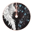 thumbnail image 1 of Balery Butterfly Angel Wings Art Printed Christmas Tree Skirt , Merry Christmas Party Christmas Tree Decoration,Adjustable Tree Skirt-48", 1 of 6
