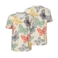 thumbnail image 1 of Balery Butterfly Baseball Jersey for Men Casual Button Down Shirts Short Sleeve Active Team Sports Uniform-Large, 1 of 9