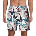 thumbnail image 1 of Balery Butterfly Mens Swim Trunks Swim Shorts for Men Quick Dry Inseam Beach Shorts with Compression Liner Pocket-Medium, 1 of 9