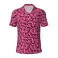 thumbnail image 1 of Balery Butterfly Printed Men’s Short Sleeve Polo Shirt, Midweight Men's Shirt,Golf Polo shirts -4X-Large, 1 of 9