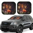 thumbnail image 1 of Balery 2 Piece Butterfly Sitting on a Flower Car Windshield Sun Shade|Foldable Front Windshield Shade for Car Front Window for Most Sedans SUV Truck-Large, 1 of 7