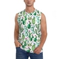thumbnail image 1 of Balery Cactus Plants1 Men's Sleeveless Muscle Shirts Workout Tank Top, Moisture Wicking, Odor Protection-X-Large, 1 of 8