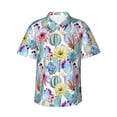 thumbnail image 1 of Balery Cactus1 Print Men's Hawaiian Shirts Short Sleeve Beach Shirt Relaxed Fit Vacation Button Down Shirts-Small, 1 of 9