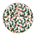 thumbnail image 1 of Balery Cactuses Printed Christmas Tree Skirt , Merry Christmas Party Christmas Tree Decoration,Adjustable Tree Skirt-48", 1 of 8