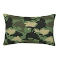 thumbnail image 1 of Balery Camouflage Shark Bedding Queen Pillow Cases - Envelope Closure - Soft Brushed Microfiber Fabric - Shrinkage and Fade Resistant Pillow Cases-16"x24", 1 of 9