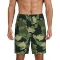 thumbnail image 1 of Balery Camouflage Shark Men's Cotton Knit Pajama Shorts Waistband & Pockets,Short Pajama Pants-Medium, 1 of 8