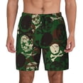 thumbnail image 1 of Balery Camouflage Skull Mens Swim Trunks Swim Shorts for Men Quick Dry Inseam Beach Shorts with Compression Liner Pocket-Medium, 1 of 9