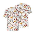 thumbnail image 1 of Balery Canada Day Baseball Jersey for Men Casual Button Down Shirts Short Sleeve Active Team Sports Uniform-X-Large, 1 of 9