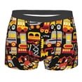 thumbnail image 1 of Balery Cars Men's Boxer Briefs, Soft and Breathable Cotton Underwear with nylon Waistband-XX-Large, 1 of 9
