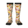 thumbnail image 1 of Balery Cars Printed Novelty Socks Men's Women's Crew Socks Sports Socks Knee High Socks Cotton Socks Quirky and Cool Socks, 1 of 9