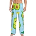 thumbnail image 1 of Balery Cartoon Avocado print Men's Pajama Pants,Ultra Lightweight Pjs,Lounge Pant-X-Large, 1 of 9
