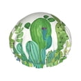 thumbnail image 1 of Balery Cartoon Cactus Shower Caps, Double Layer Waterproof Shower Cap, Double Layers Reusable Shower Cap With Soft Comfortable For Long Thick Hair Soft Bath Shower Hair Caps, 1 of 9