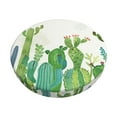 thumbnail image 1 of Balery Cartoon Cactus Velvet Round Bar Chair Cushion Cover Adjustable, Protects From Scratches And Stains, Soft & Washable Ideal For Wooden And Metal Stools - 12 Inch, 1 of 7