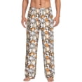 thumbnail image 1 of Balery Cartoon Cat 1 print Men's Pajama Pants,Ultra Lightweight Pjs,Lounge Pant-X-Large, 1 of 9