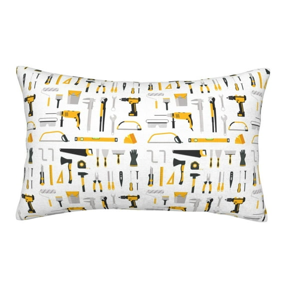 Balery Cartoon Color repair Tool Pattern Bedding Queen Pillow Cases - Envelope Closure - Soft Brushed Microfiber Fabric - Shrinkage and Fade Resistant Pillow Cases-20"x30"